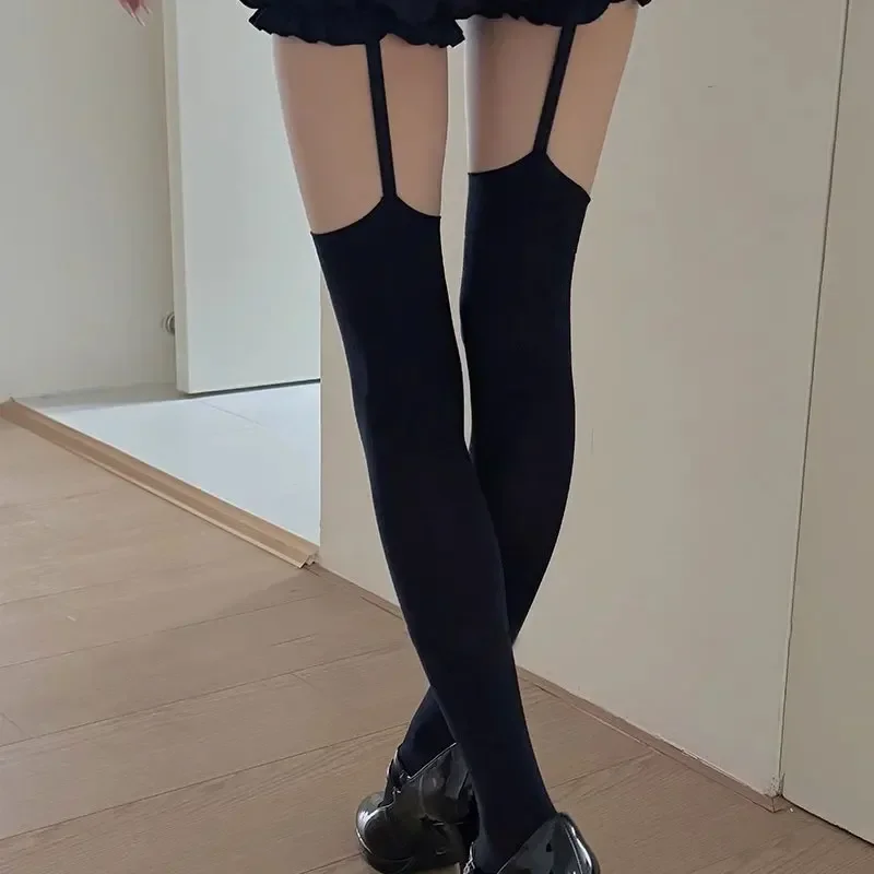 Gothic Cross Gyaru Stockings W - Knee High Sock Women avis et prix