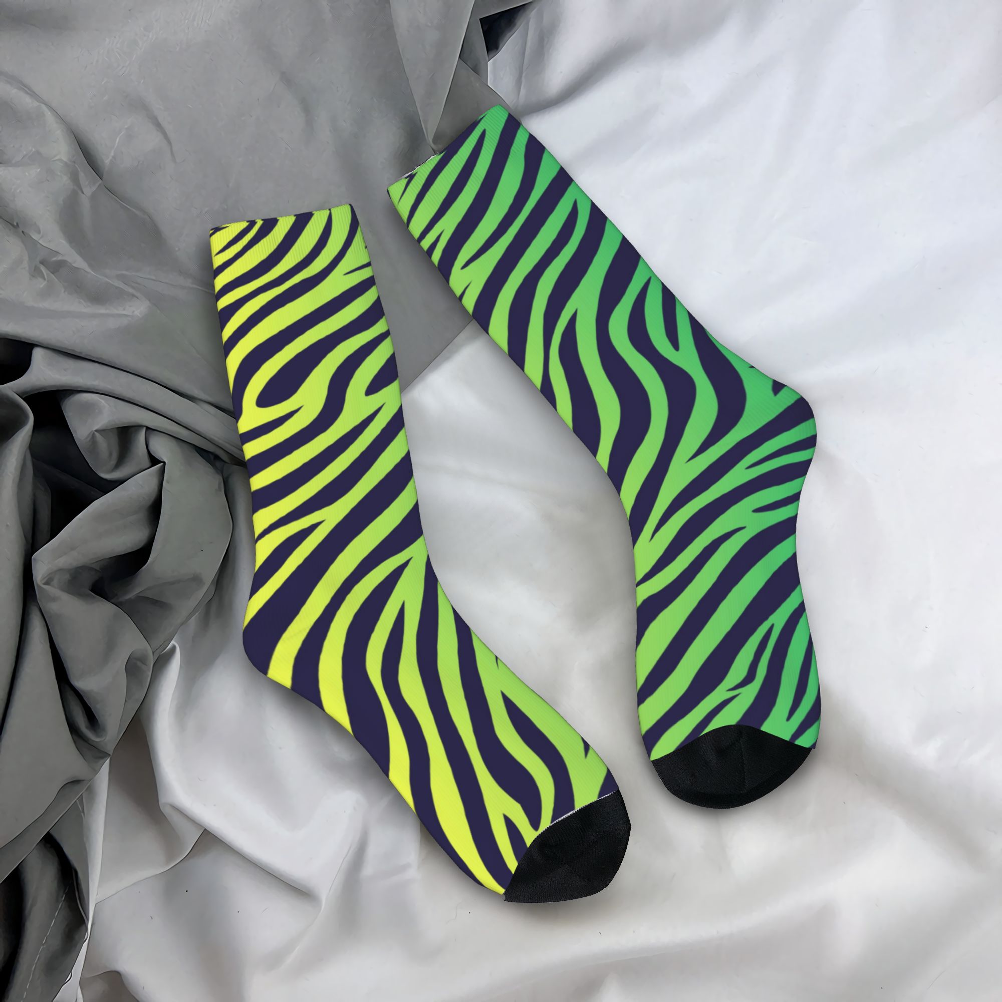 Colorful Tiger Zebra Skin Patt - Dress Sock Men avis et prix