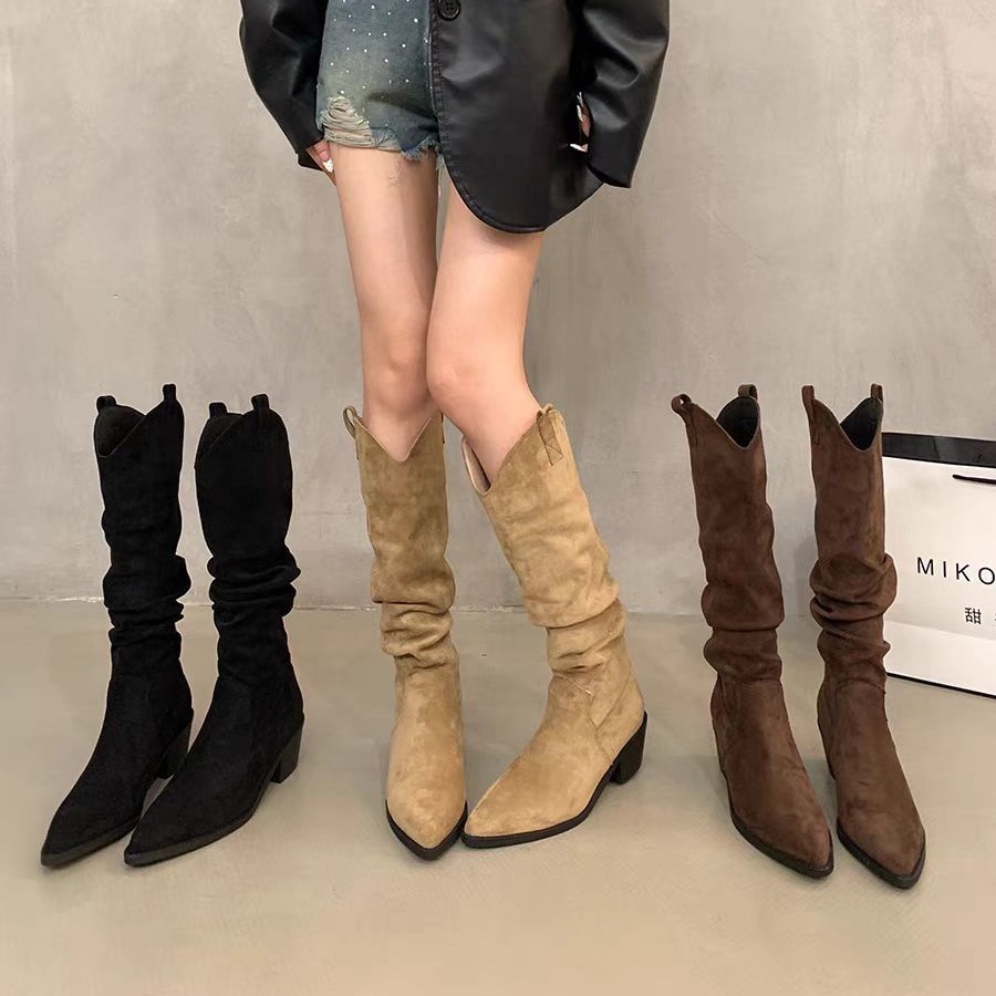 Long boots 2026 French retro c - Knee High Sock Women avis et prix