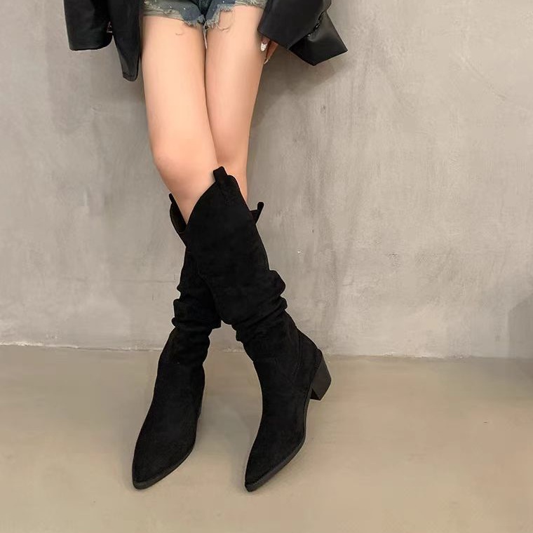 Long boots 2026 French retro c - Knee High Sock Women avis et prix