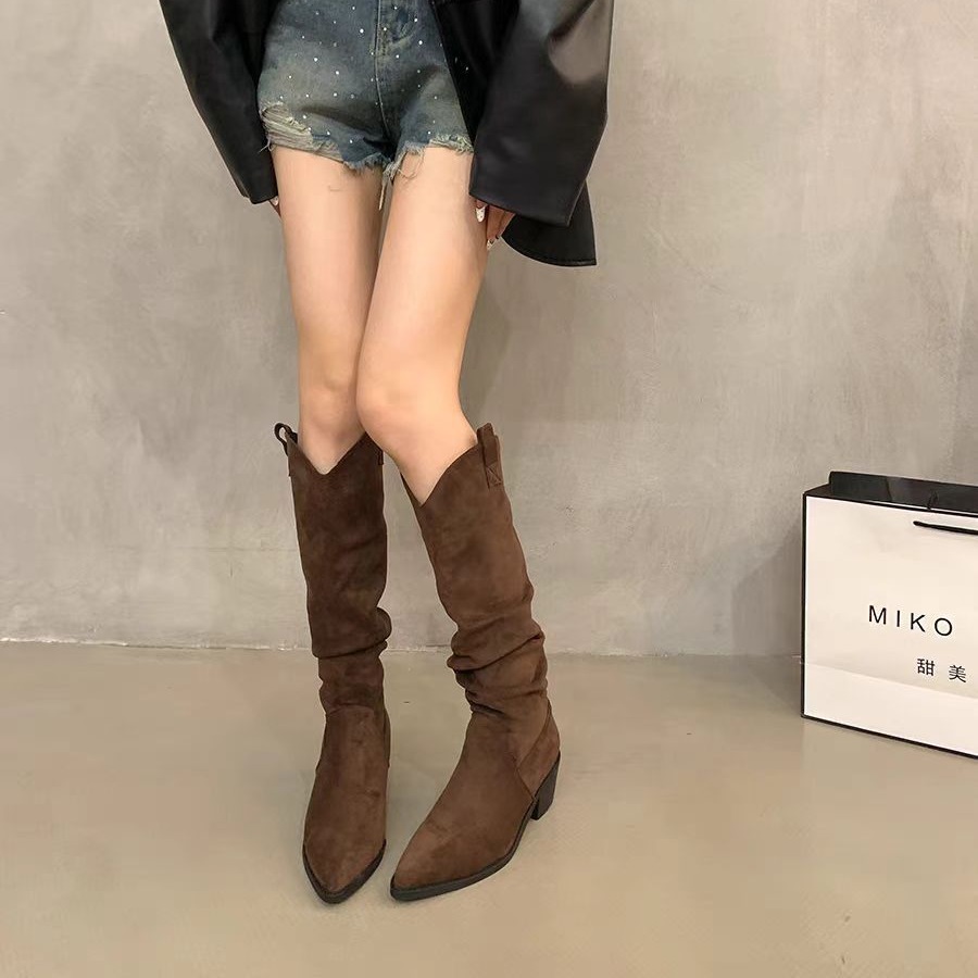 Long boots 2026 French retro c - Knee High Sock Women avis et prix