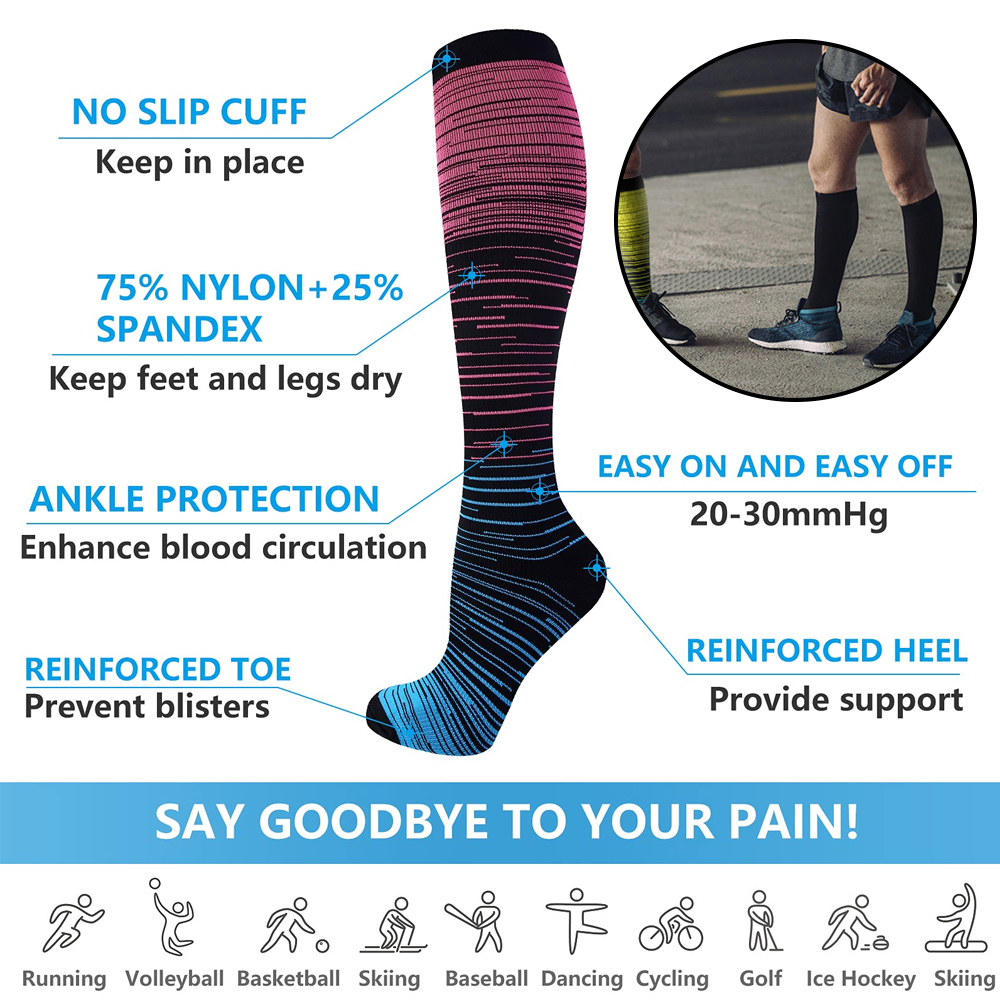 GOMOREON 6Pairs Compression So - Compression Sock Medical avis et prix