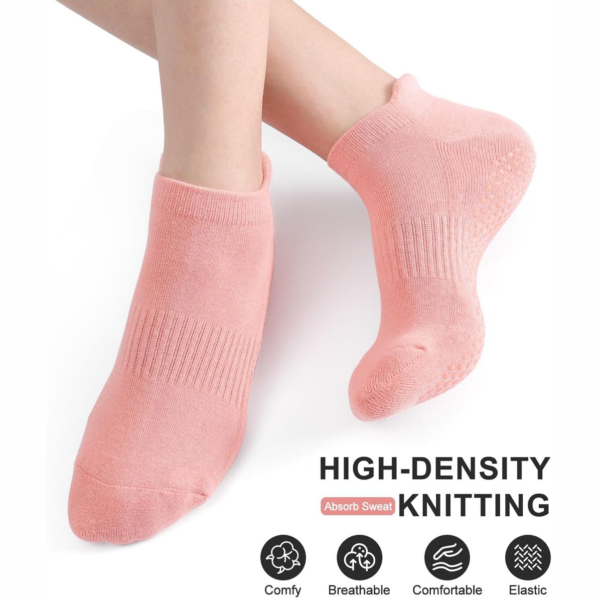 6 Pairs Yoga Socks for Women P - Grip Sock Yoga avis et prix