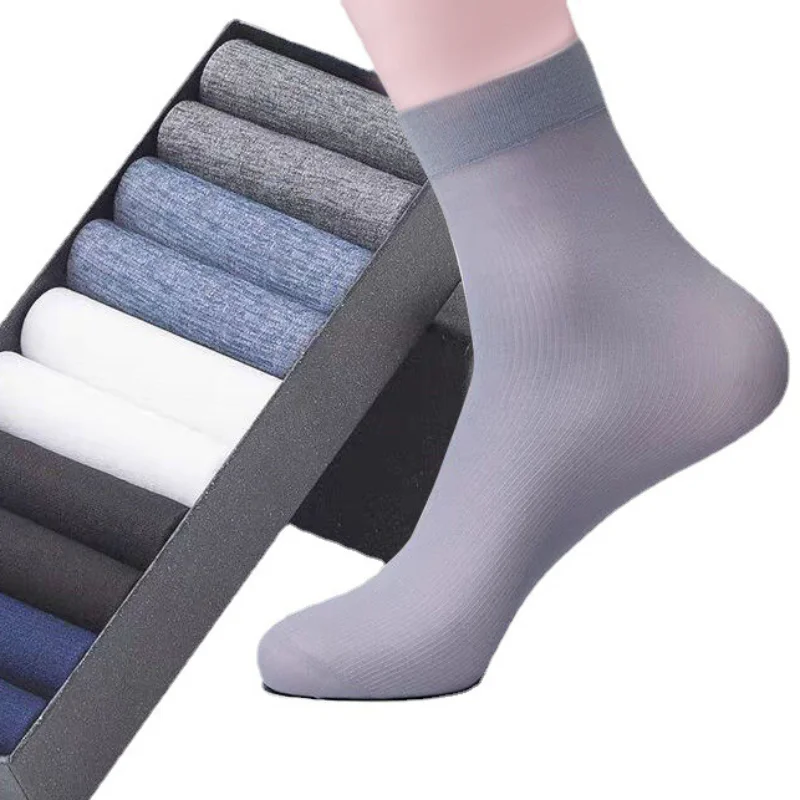 10Pairs Men Socks Summer Ultra - Silk Sock Bamboo avis et prix