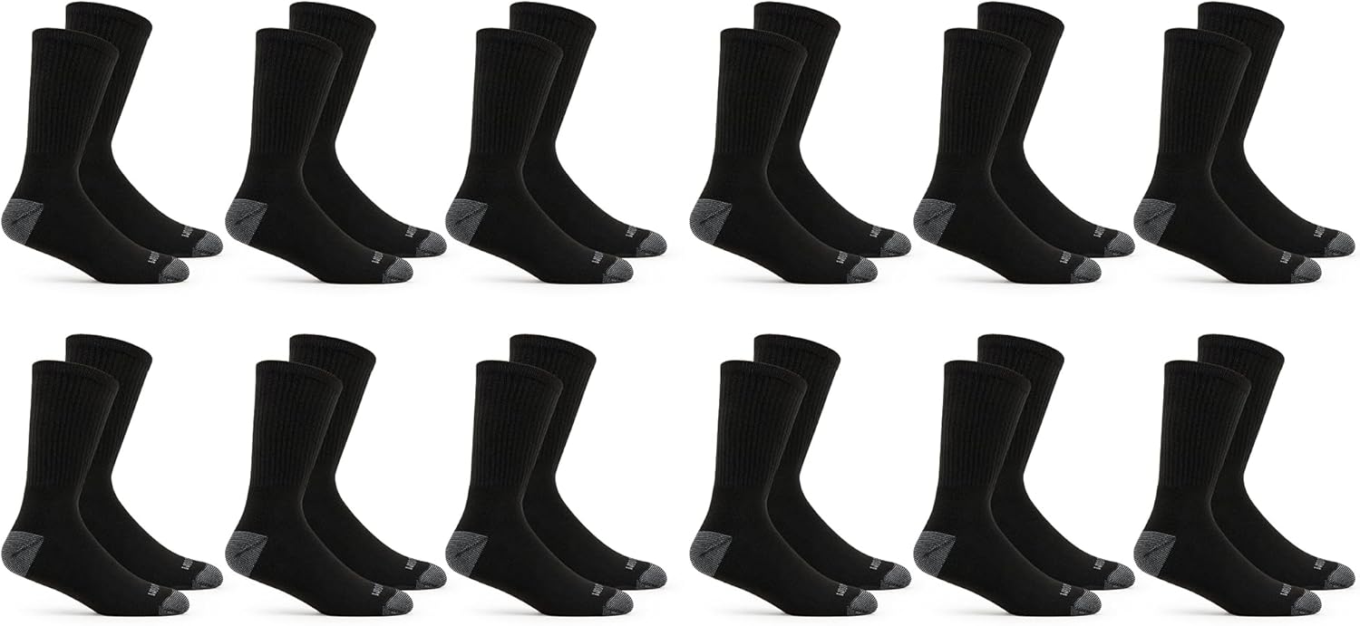 Men's Dual Defense Crew Socks  - Cotton Crew Sock Pack avis et prix