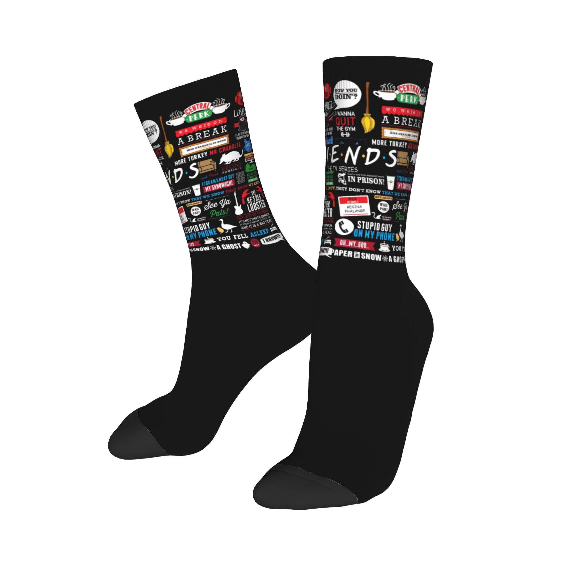 Custom Cute Funny TV Show Frie - No Show Sock Women avis et prix