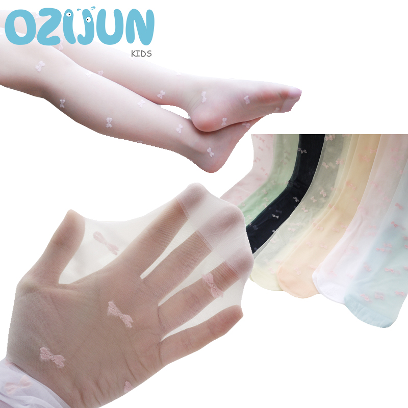 1 Pairs of Children Girl's Bow - Tights Pantyhose Sheer avis et prix