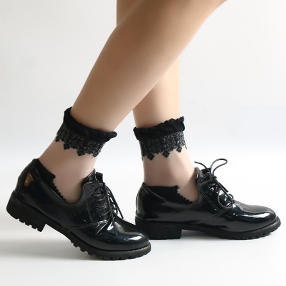 Woman Lace short sock thin soc - Invisibility Sock Loafer avis et prix