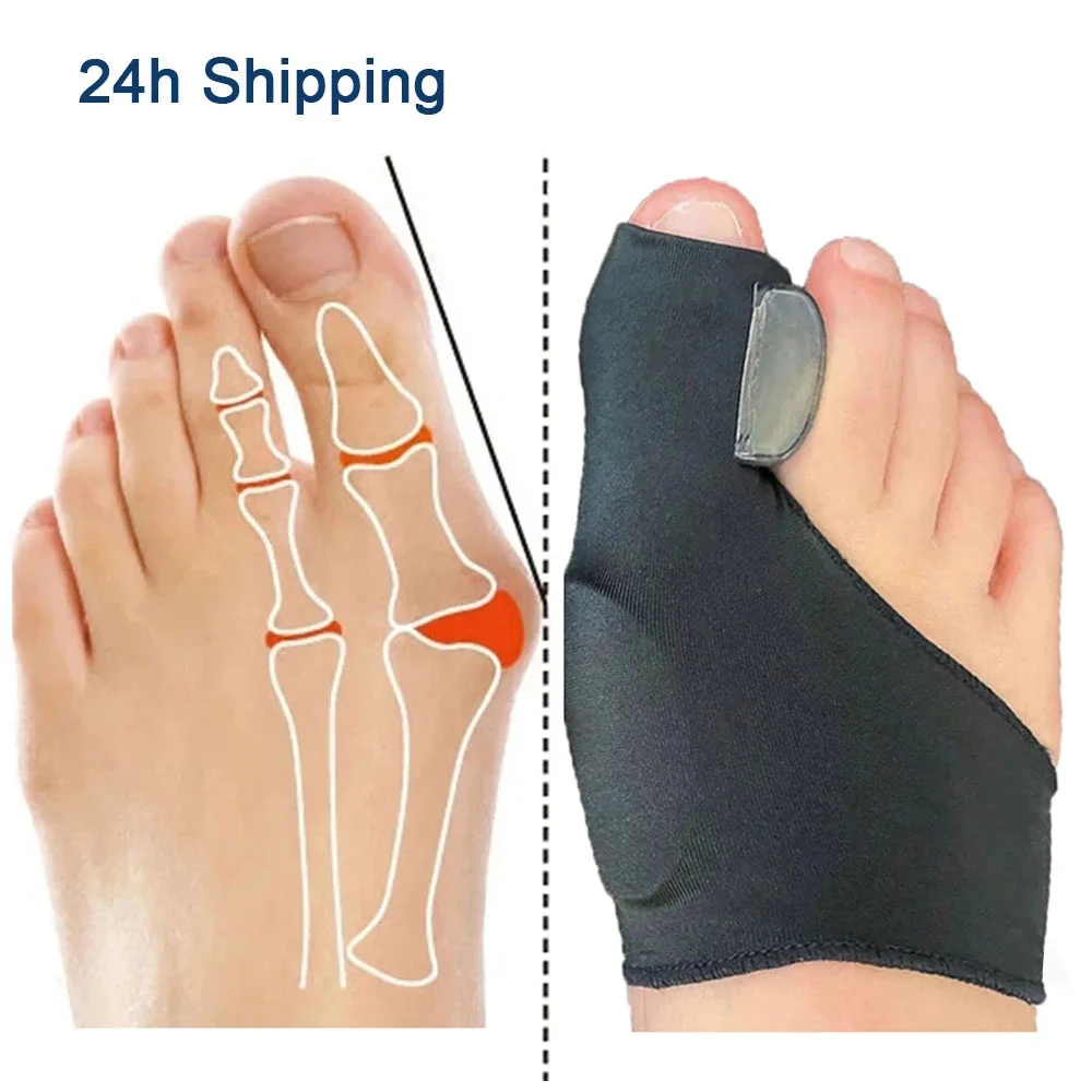 2Pcs Toe Separator Hallux Valg - Ankle Brace Sock avis et prix
