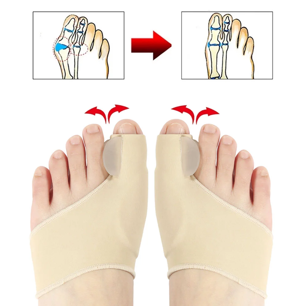 2Pcs Toe Separator Hallux Valg - Ankle Brace Sock avis et prix